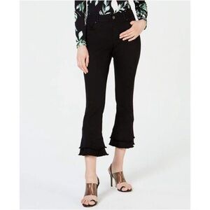 INC International Concepts Women's Double-Ruffle-Hem Ankle Jeans. 10